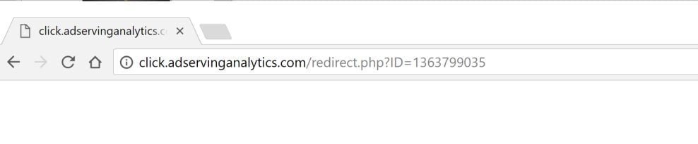 click.adservinganalytics.com redirect virus