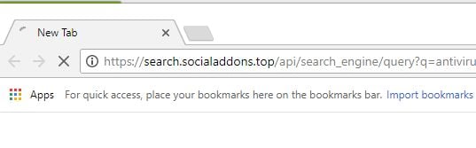 search.socialaddons.top redirect virus