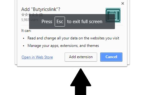 Butyricslink Chrome Extension Scam