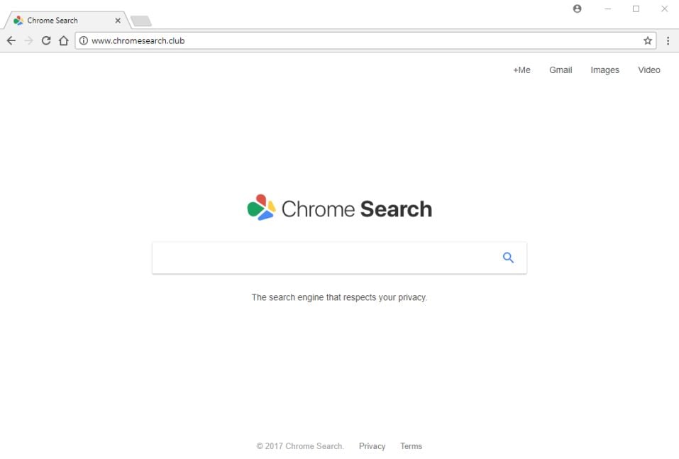 Chrome Search Club redirect virus