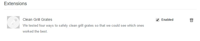 Clean Grill Grates Extension Scam