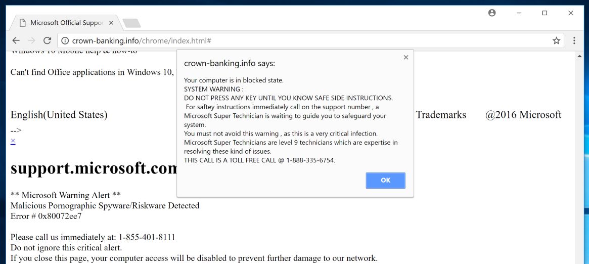 DO NOT PRESS ANY KEY UNTIL YOUR KNOW SAFE SIDE INSTRUCTIONS Scam Virus