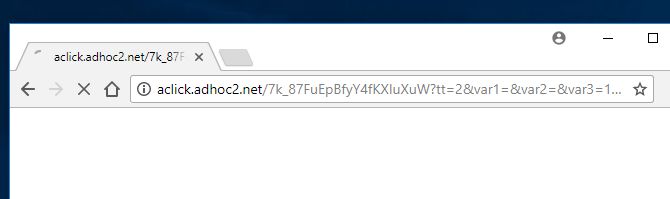 aclick.adhoc2.net redirect virus