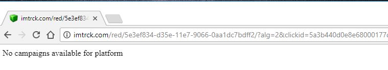imtrck.com redirect virus