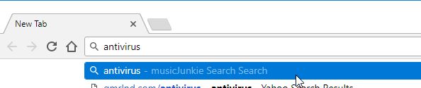 musicJunkie Search redirect