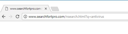 searchfortpro.com вирус перенаправления