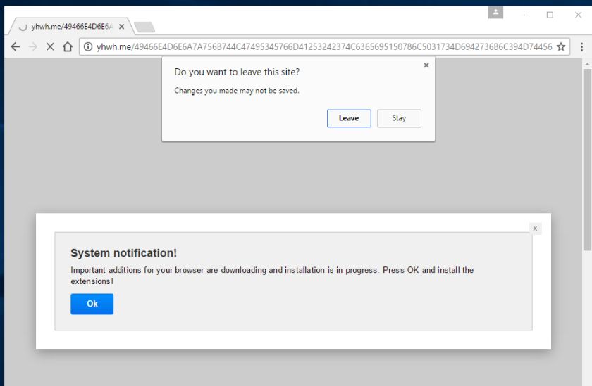 How To Remove Yhwh.me Pop-up Virus (Chrome Extension Scam)