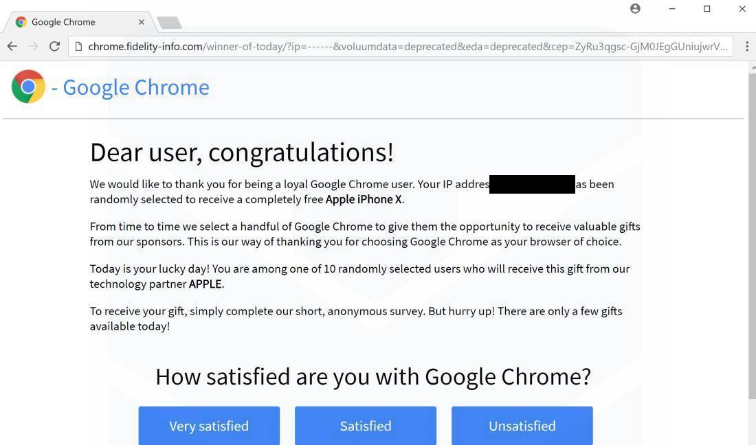 Chrome browser users beware of new phishing pop-unders on