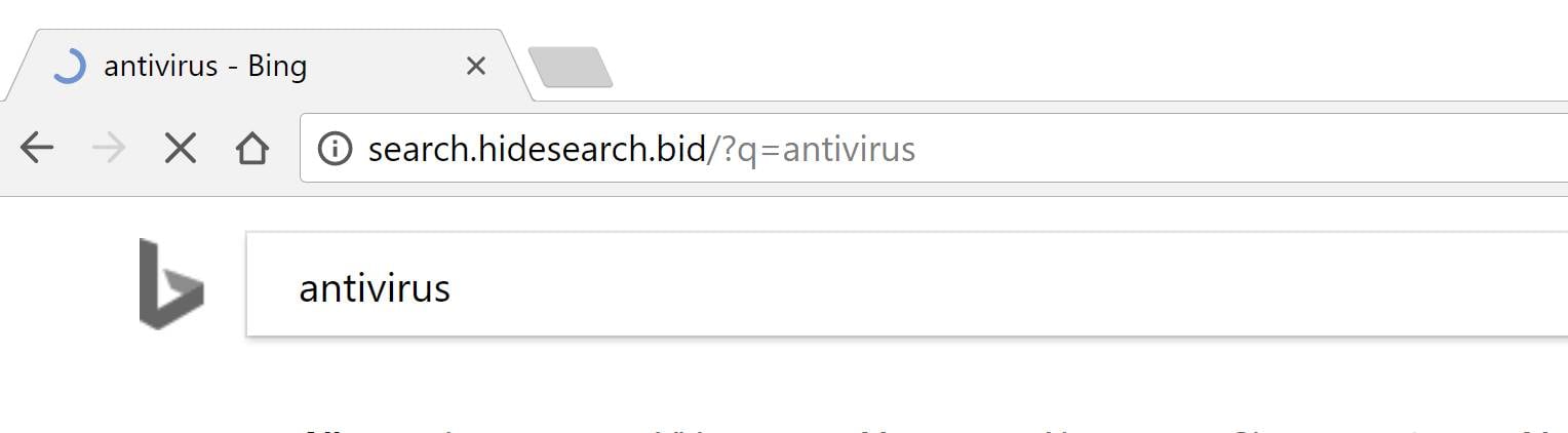 Search.hidesearch.bid redirect virus