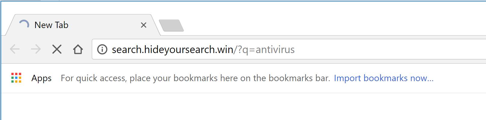 Search.hideyoursearch.win redirect virus