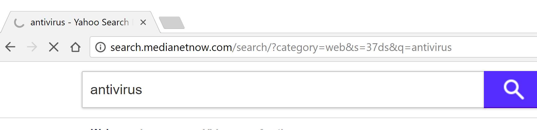 Search.medianetnow.com redirect virus