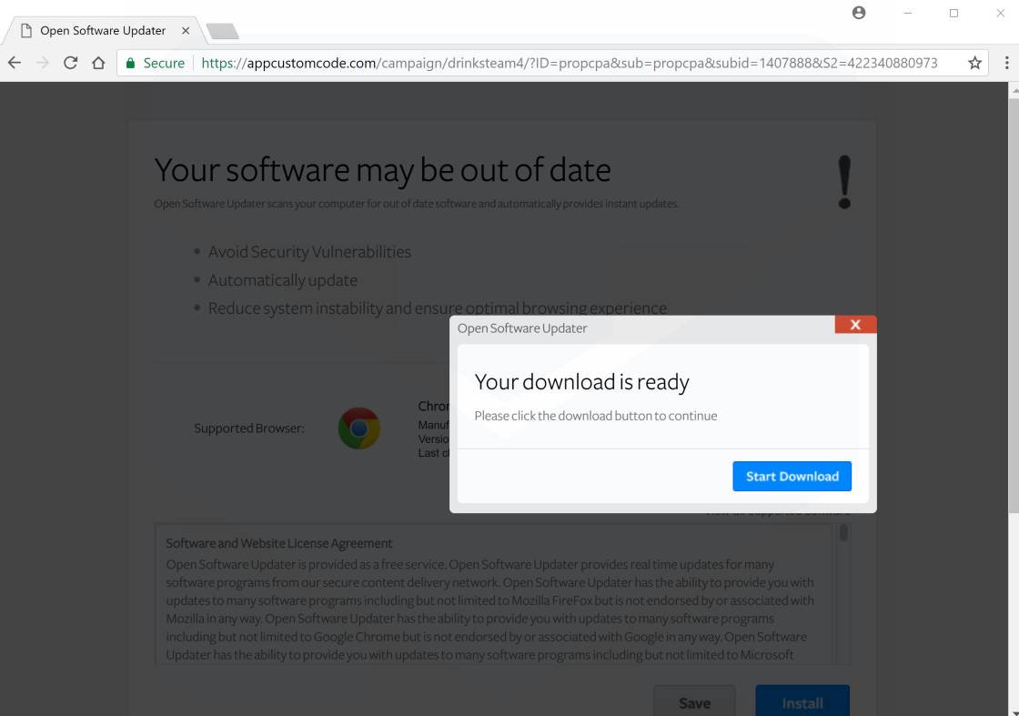 appcustomcode.com redirect virus