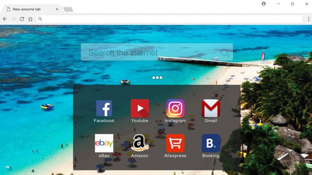 chrome-tab.com search redirect