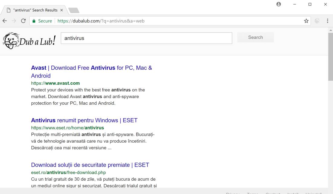 dubalub.com redirect virus