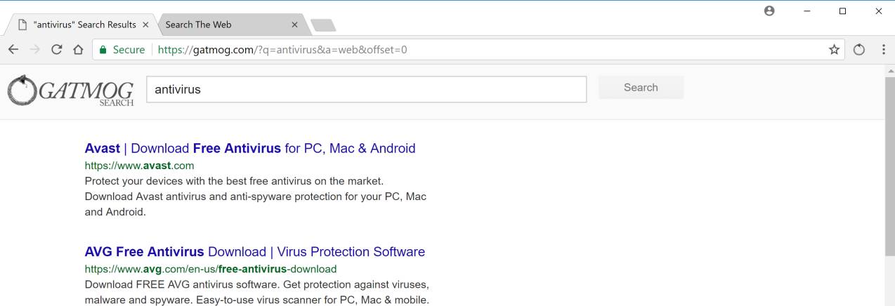 gatmog Search redirect