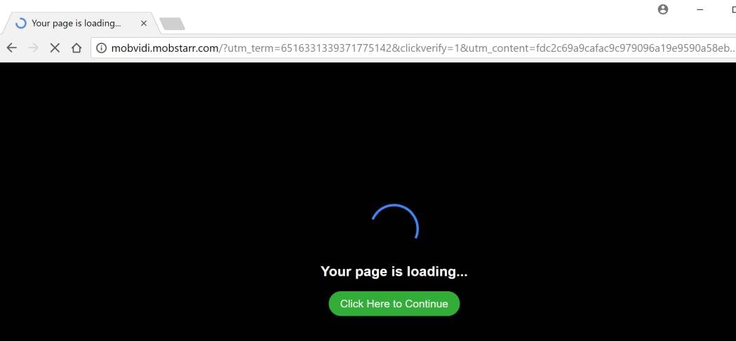 mobvidi.mobstarr.com redirect virus