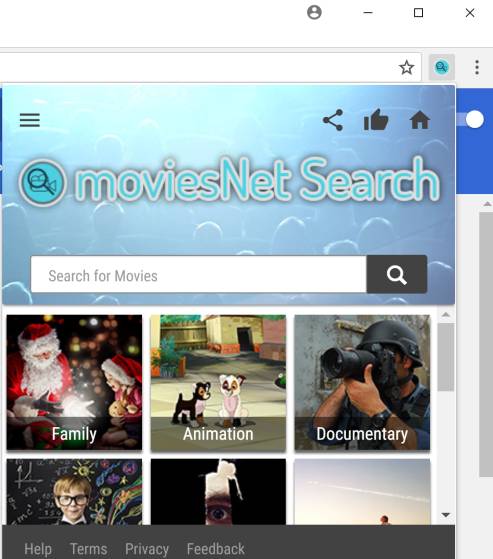 moviesNet Search redirect