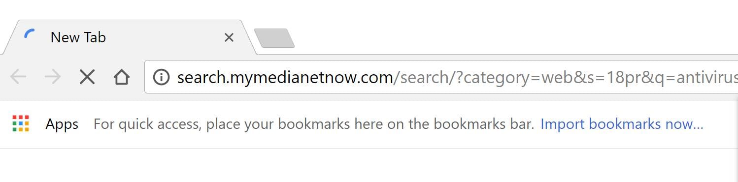 search.mymedianetnow.com redirect virus