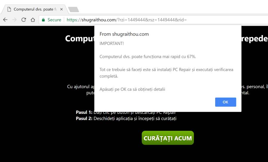 shugraithou.com redirect virus