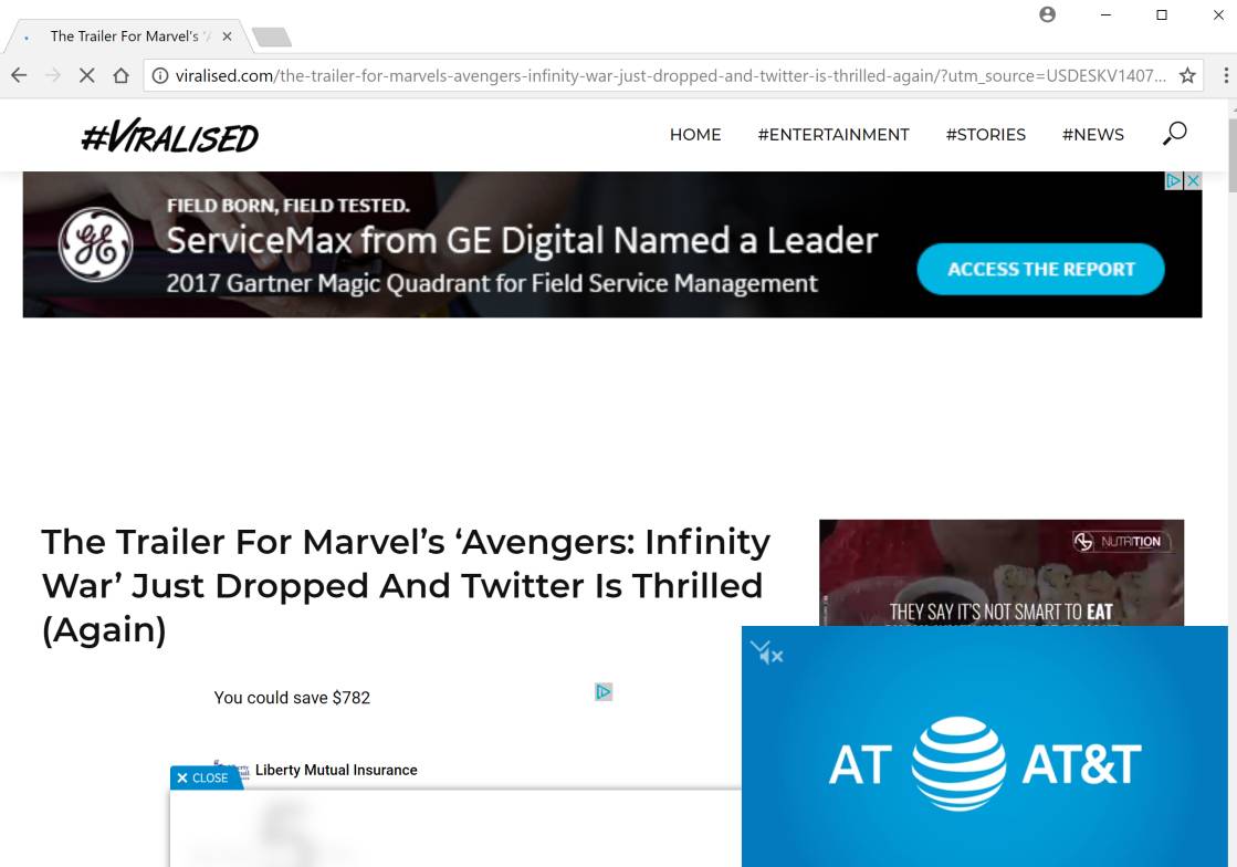 viralised.com redirect virus