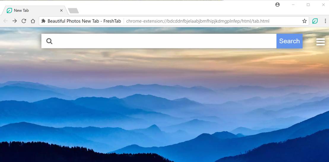 Beautiful Photos New Tab - FreshTab adware