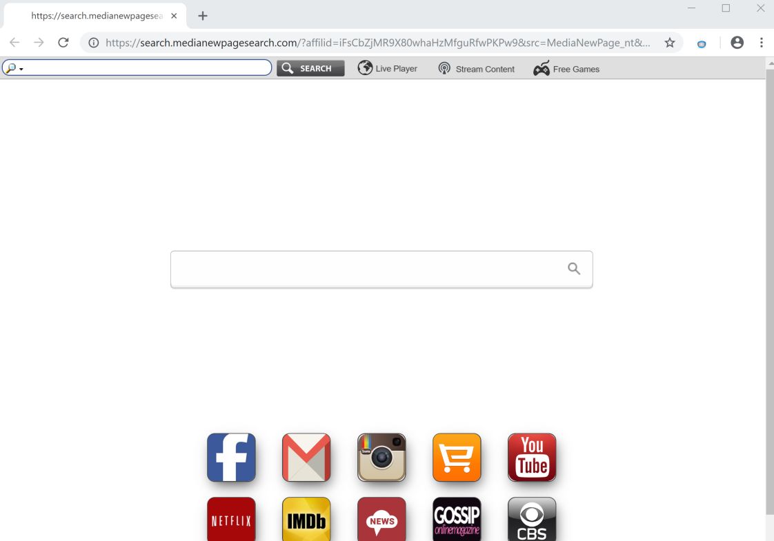 Search.medianewpagesearch.com redirect virus