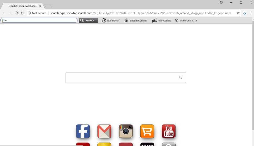 Search.tvplusnewtabsearch.com redirect virus