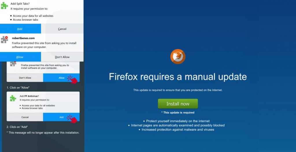 How To Remove Split Tabs Adware (Firefox Addon Scam)