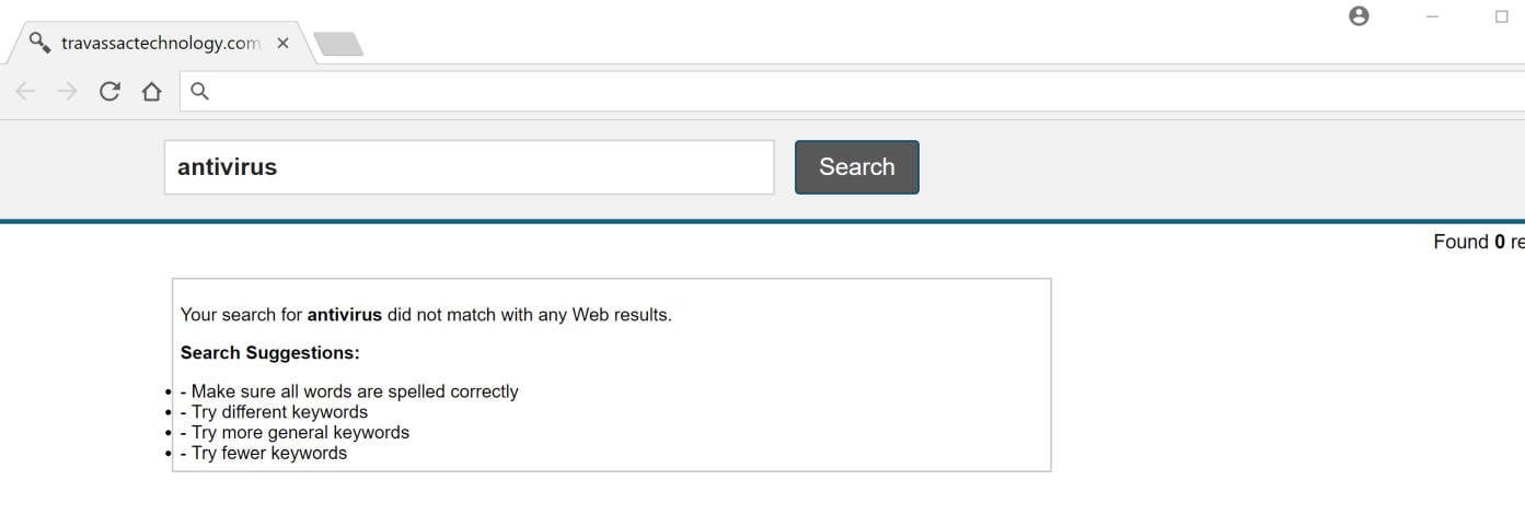 Travassactechnology.com Redirect Virus