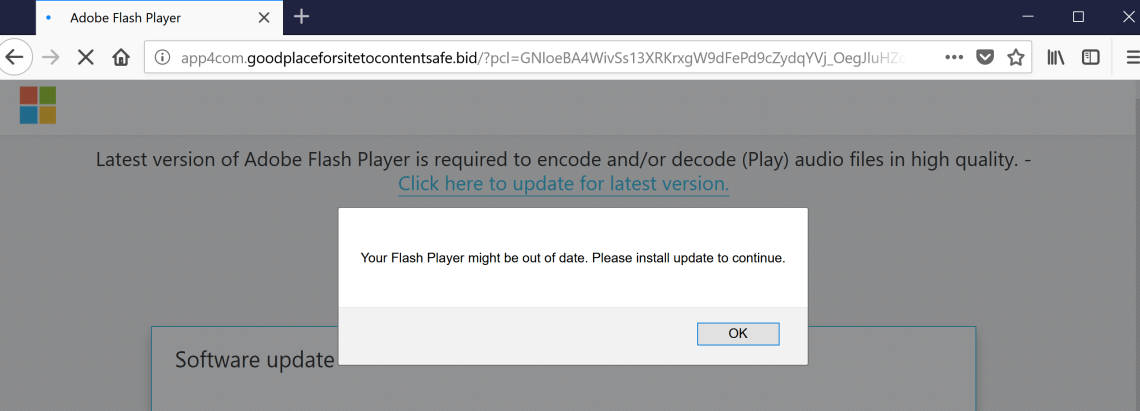 app4com.goodplaceforsitetocontentsafe.bid redirect virus