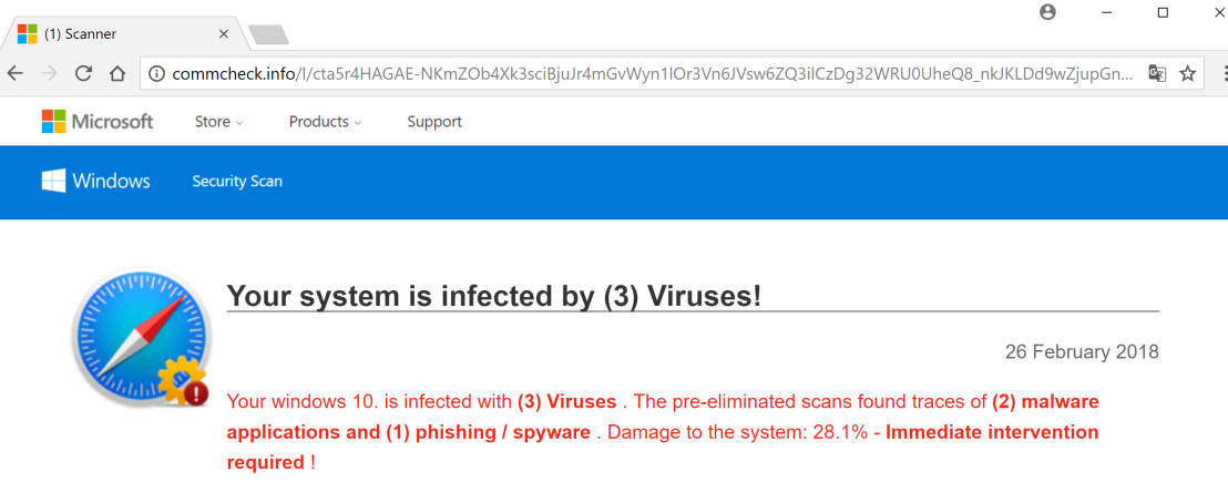 commcheck.info redirect virus