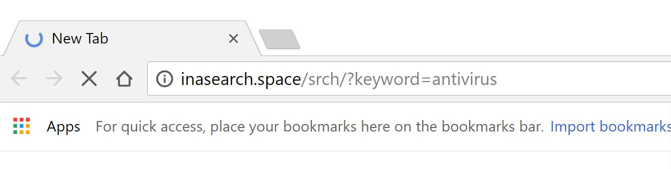 inasearch.space redirect virus