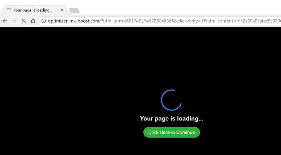 optimizer.link-boost.com redirect virus
