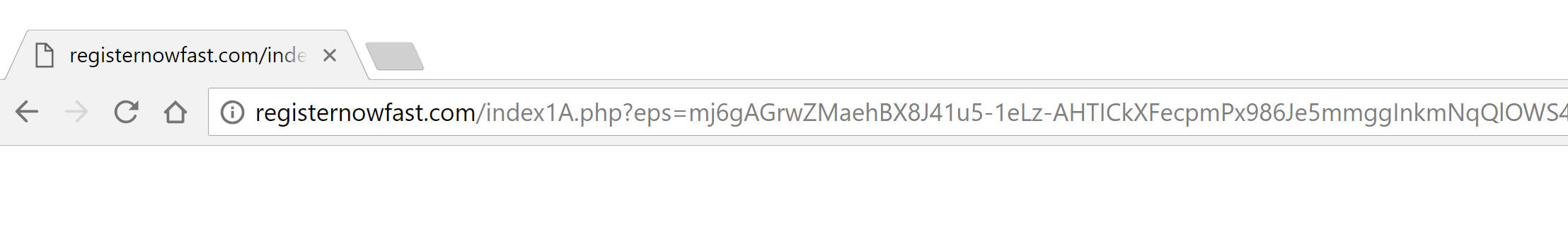 Registernowfast.com pop-up adware