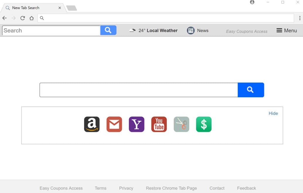 Search.heasycouponsaccesspop.com redirect virus
