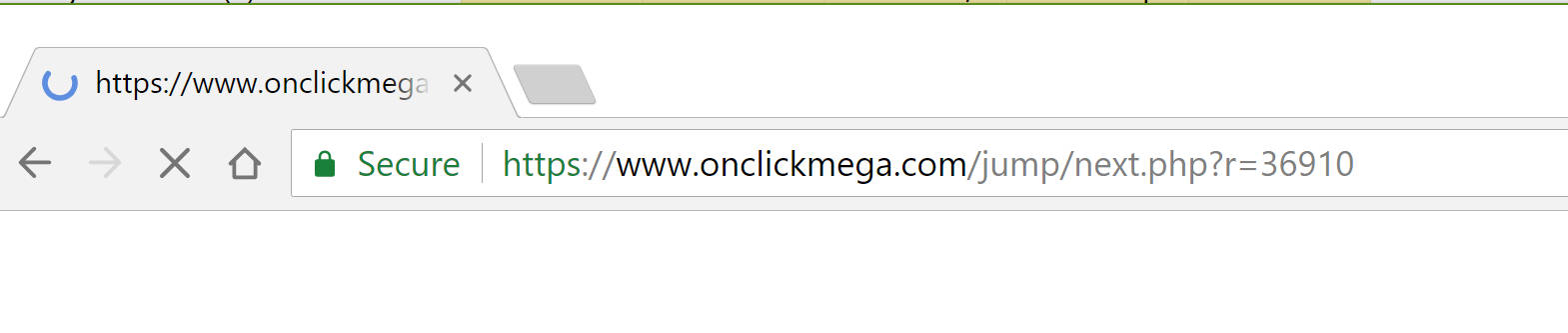 onclickmega.com redirect virus