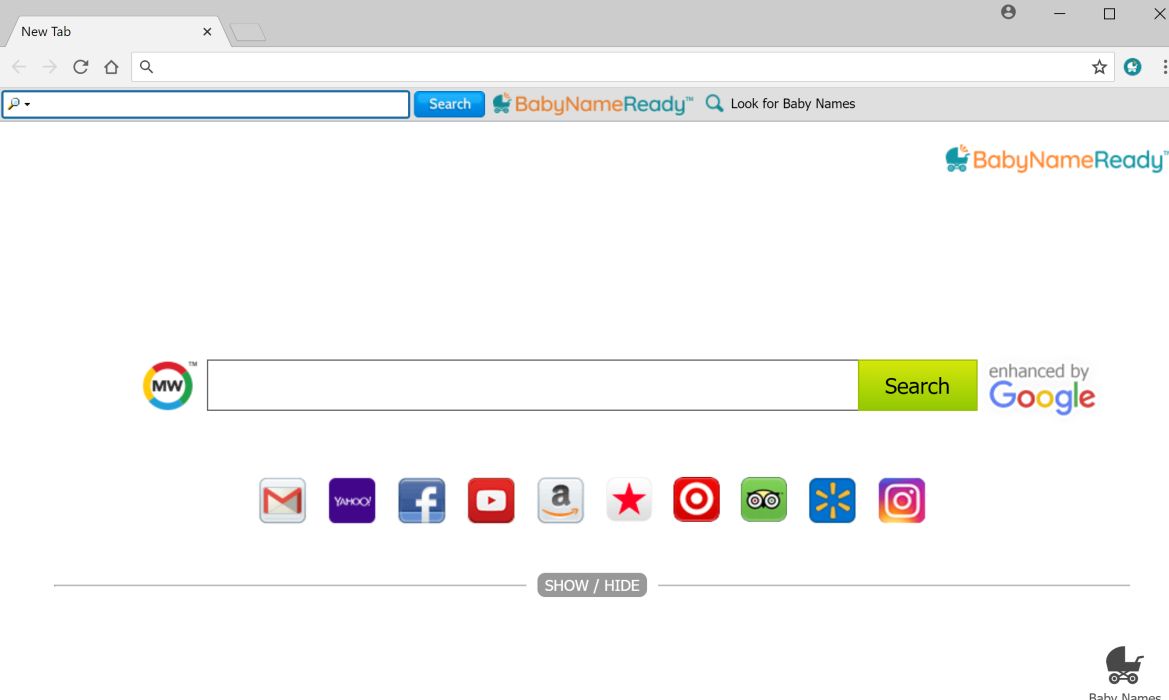 BabyNameReady Toolbar adware