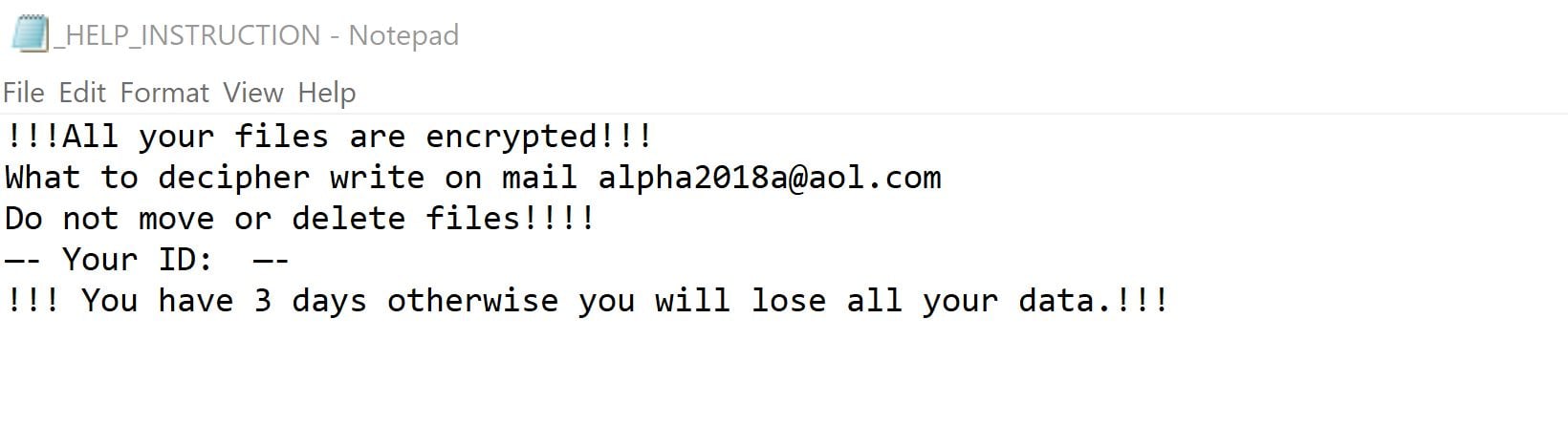 CryptoMix MOLE66 Ransomware