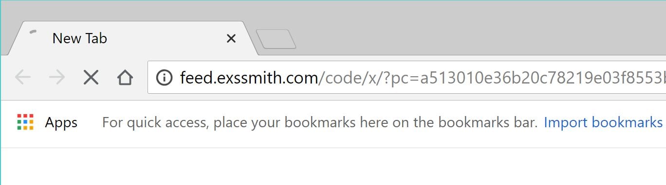 Feed.exssmith.com redirect virus