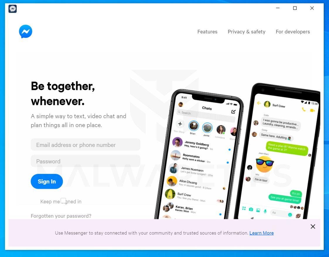 Image: MessengerPC adware