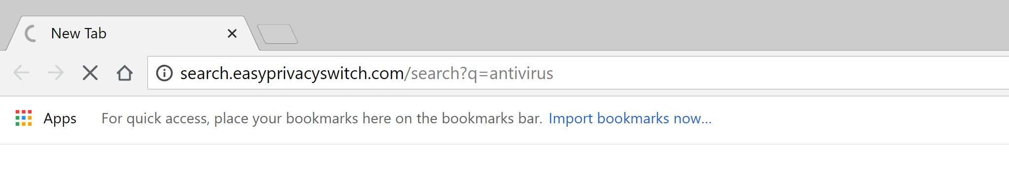 Search.easyprivacyswitch.com redirect virus