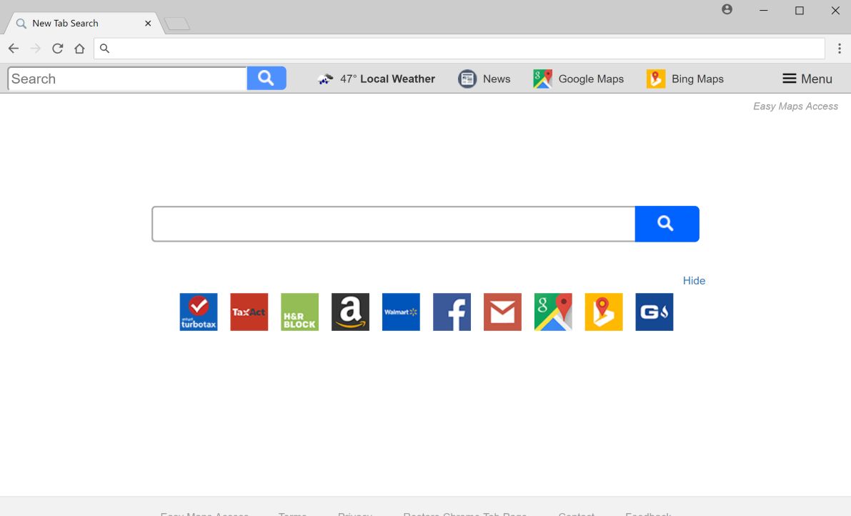 Search.heasymapsaccess2.com Redirect Virus