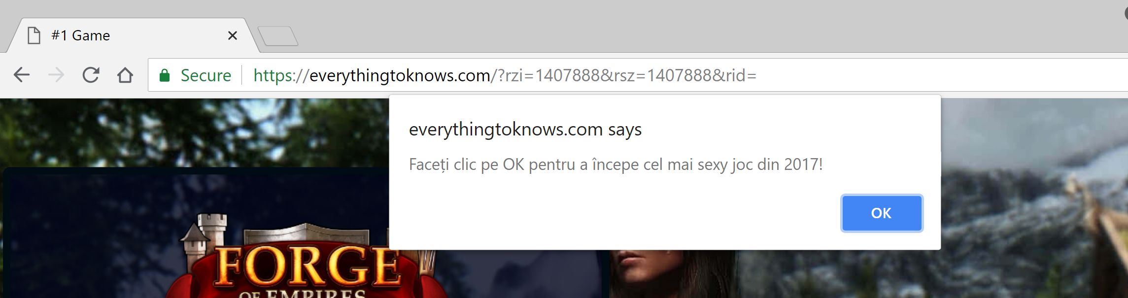 everythingtoknows.com redirect virus
