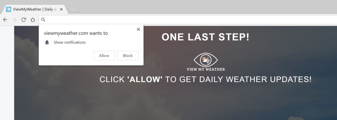viewmyweather.com redirect