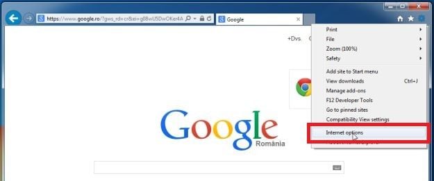 Internet Explorer Options