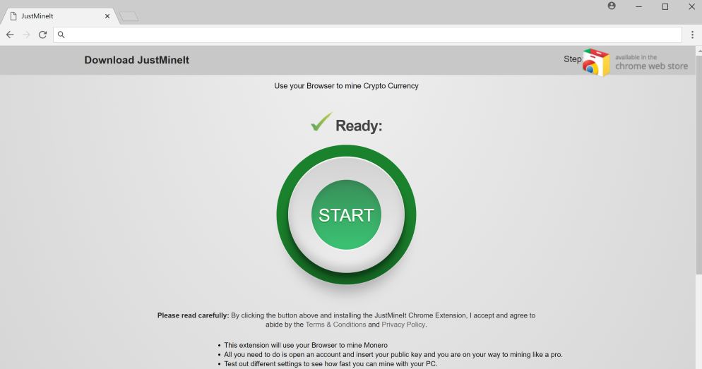 JustMineIt.com redirect virus