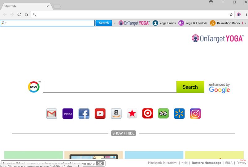 OnTargetYOGA Toolbar adware
