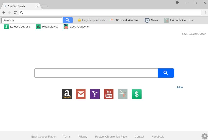 Search.heasycouponfinder.com redirect virus