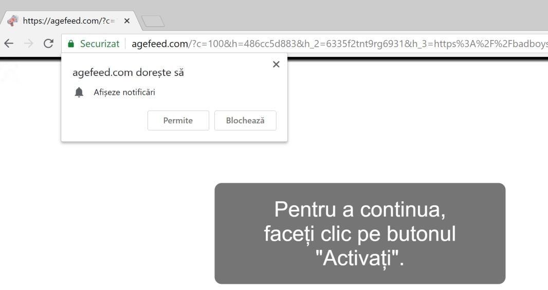 agefeed.com redirect virus