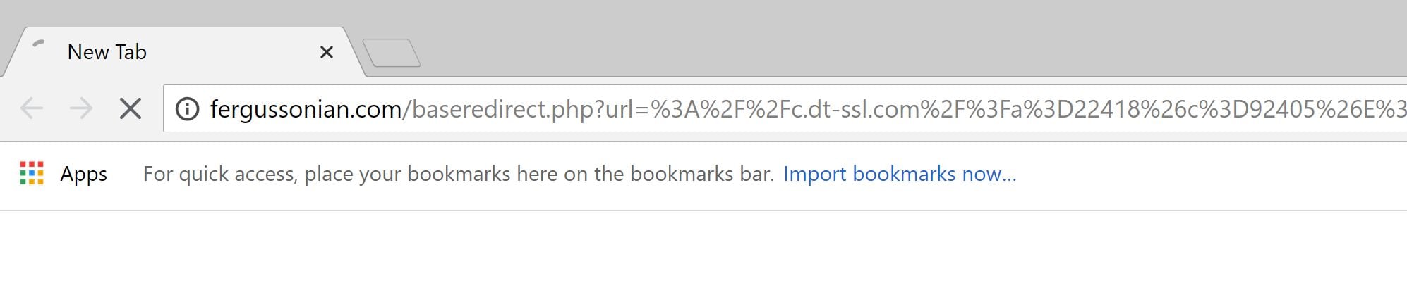 fergussonian.com redirect virus